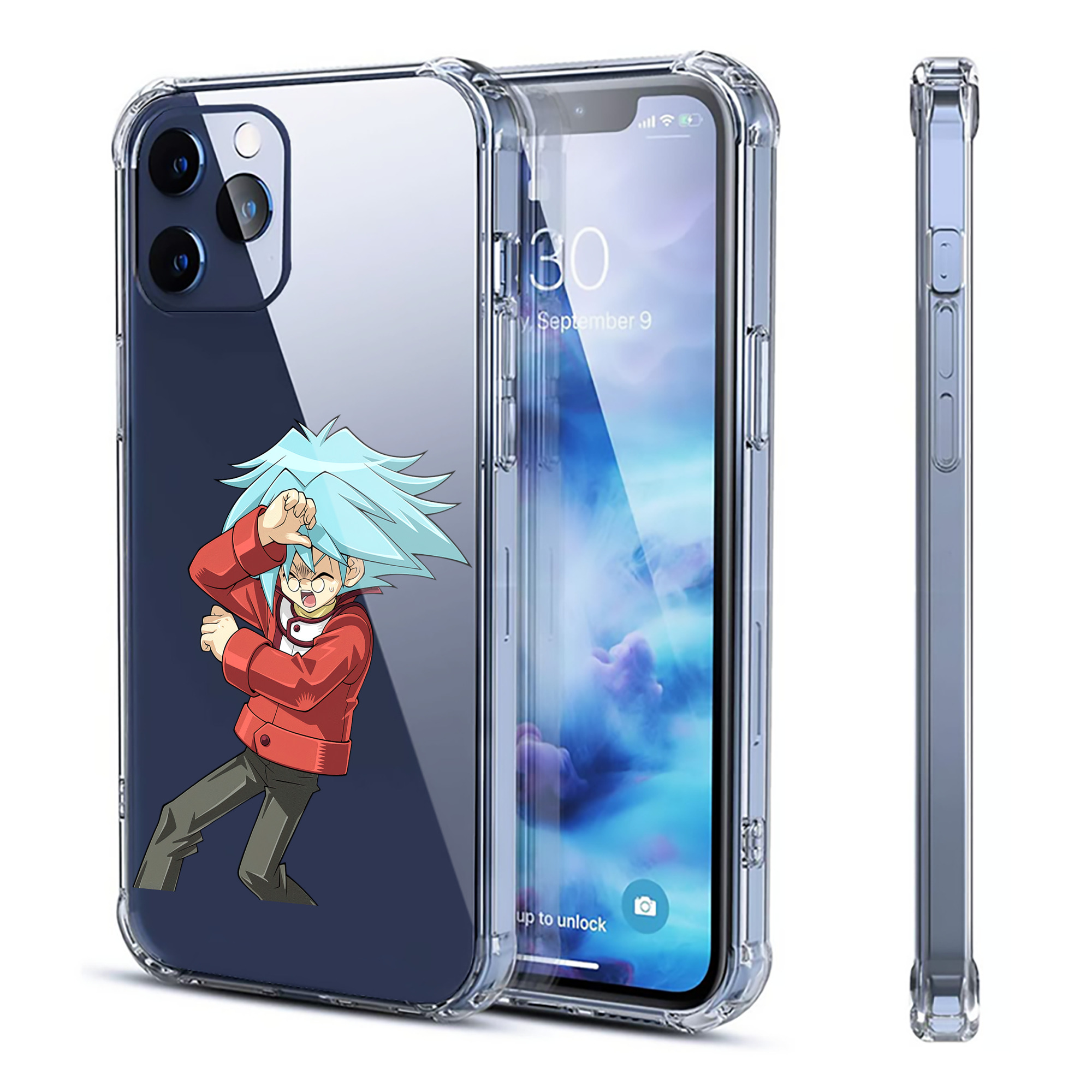 （画像用） 遊☆戯☆王 Yu-Gi-Oh! 【iPhone 12シリーズ対応】透明スマホケース（クリアソフトケース）